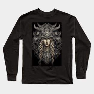 Viking Shield Maiden 01 Long Sleeve T-Shirt